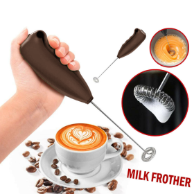 Electric Milk Frother Drink Foamer Whisk Mixer Stirrer Coffee Eggbeater - Coffee