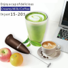 Electric Milk Frother Drink Foamer Whisk Mixer Stirrer Coffee Eggbeater - Purple