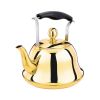 2L Whistling Kettle For Gas Stove Induction Cooker Stainless Steel Whistling Kettle Tea Kettle Water Bottle Coffee Tea Pot - Titanium