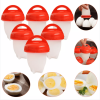 3pcs/6pcs Non-stick Silicone Egg Cup; Cooking Cooker Kitchen Baking Gadget Pan Separator Steamed Egg Cup; Egg Poachers Cooker Accessories - 6pcs