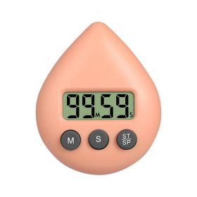 LED Counter Display Alarm Clock Manual Electronic Countdown Sports Sucker Digital Timer Kitchen Cooking Shower Study Stopwatch - E