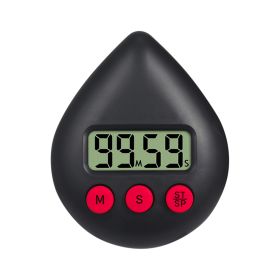 LED Counter Display Alarm Clock Manual Electronic Countdown Sports Sucker Digital Timer Kitchen Cooking Shower Study Stopwatch - C