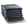 5-tray black food dehydrator with built-in timer - black - Stainless steel