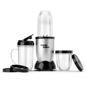 Magic Bullet 11 Piece Personal Blender MBR-1101 ‚Äì Silver / Black - Magic Bullet