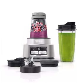 Ninja Foodi Smoothie Bowl Maker and Nutrient Extractor Blender 1100W Auto-iQ with 24-oz. Nutrient Extraction Cup SS100 - Ninja