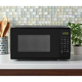 0.7 cu. ft. Countertop Microwave Oven, 700 Watts, White, New - Black