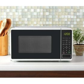 0.7 cu. ft. Countertop Microwave Oven, 700 Watts, White, New - White