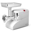 Home And Commercial Stainless Steel  Electric  Meat Grinder Sausage Stuffer Kit - Creamy-White C - Food Processor