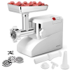 Home And Commercial Stainless Steel  Electric  Meat Grinder Sausage Stuffer Kit - Creamy-White C - Food Processor