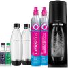 SodaStream Terra Sparkling Water Maker Bundle (Black), with CO2, DWS Bottles, and Bubly Drops Flavors - Bundle