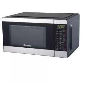 0.7 cu ft Microwave - Stainless Steel - 0.7 cu ft