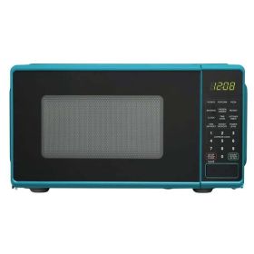 0.7 cu. ft. Countertop Microwave Oven, 700 Watts - teal