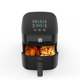 OHHO, Household Multifunctional Air Fryer, OH-AFD07, Low-fat Healthy Fryer, Accurate Temperature Control, Double Color, 7.5L - Black