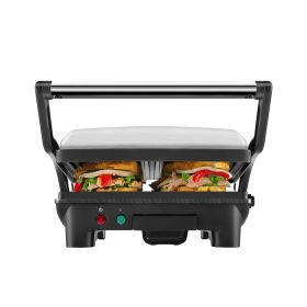 Chefman 3-in-1 Electric Indoor Panini Press & Grill, 4-Slice Sandwich Press, Opens 180¬∞ for Grilling - Chefman