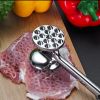 Multifunction Meat Hammer Meat Tenderizer Portable Steak Pork Tools Two Sides Loose Stainless Steel Hammer Kitchen Cooking Tools - C