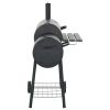 Classic Charcoal BBQ Offset Smoker - Black