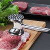 Multifunction Meat Hammer Meat Tenderizer Portable Steak Pork Tools Two Sides Loose Stainless Steel Hammer Kitchen Cooking Tools - A