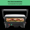 Chefman 3-in-1 Electric Indoor Panini Press & Grill, 4-Slice Sandwich Press, Opens 180¬∞ for Grilling - Chefman