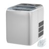 44 lbs Portable Countertop Ice Maker Machine with Scoop - sliver