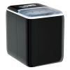 44 lbs Portable Countertop Ice Maker Machine with Scoop - black