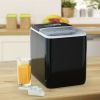 44 lbs Portable Countertop Ice Maker Machine with Scoop - black