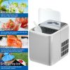 44 lbs Portable Countertop Ice Maker Machine with Scoop - sliver