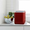 44 lbs Portable Countertop Ice Maker Machine with Scoop - red