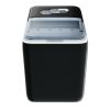 44 lbs Portable Countertop Ice Maker Machine with Scoop - black