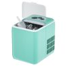 44 lbs Portable Countertop Ice Maker Machine with Scoop - green