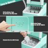 26lbs/24h Portable Countertop Ice Maker Machine with Scoop - green