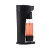 Matte Black Sparkling Water and Sparkling Water Machine with 60L CO2 Cartridge and 1L Reusable Bottle - black - plastic