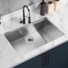 Factory Directly 30 inch or 32 inch  Multi-functional OEM Handmade SUS 304 Stainless Steel Undermount Kitchen Sink Workstation - 18 Gauge - R0