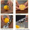 Lemon Squeezer; Lemon Juicer; Citrus Juicer Handheld; Stainless Steel Juicer Hand Press; Lime Squeezer Bar Tool - Stainless Steel