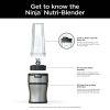 Ninja Nutri-Blender BN300 700-Watt Personal Blender 2 20 oz Dishwasher-Safe To-Go Cups - Ninja