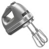 7-Speed Contour Silver Hand Mixer with Whisk and Whisk Attachment - outline silver - plastic