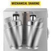 110V Electric Milk Tea Shaker Machine,120W Stainless Steel Double-Cup Shaker Machine, Silver - Silver