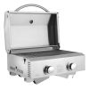 TG-12U Stainless Steel Oven Gas Oven Double Row Double Head Small Oven - As Picture