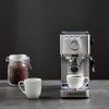 Espresso Machine, 15 Bar, Silver, Stainless Steel, Steam Wand - Silver