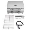 TG-12U Stainless Steel Oven Gas Oven Double Row Double Head Small Oven - As Picture