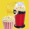 Portable Popcorn Maker Hot Air Popper Electric Popcorn Making Machine For Home PM-1800 - Red