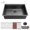 Factory Directly 30 inch or 32 inch  Multi-functional OEM Handmade SUS 304 Stainless Steel Undermount Kitchen Sink Workstation - ACS3321A1LB - R10