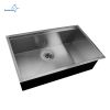 Factory Directly 30 inch or 32 inch  Multi-functional OEM Handmade SUS 304 Stainless Steel Undermount Kitchen Sink Workstation - AW3218A1L R0 - R0