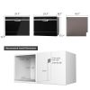 6 Place Setting Countertop or Built-in Dishwasher Machine with 5 Programs - black