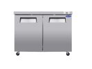 ORIKOOL 48" Commercial Under Counter Freezer 2 Door 14 Cu.ft Undercounter Work Top Freezers ETL Approved - as Pic