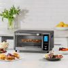 Digital 4-Slice Toaster Oven Air Fryer with 11 Cooking Functions Stainless Steel Gray - Gray