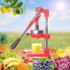 Citrus Pomegranate Juicer Labor-saving Manual Fruit Juicer Press Fruit Squeezer with Stable Non-slip Base, Red - KM3457