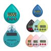 LED Counter Display Alarm Clock Manual Electronic Countdown Sports Sucker Digital Timer Kitchen Cooking Shower Study Stopwatch - G