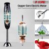 5 Core Handheld Blender, Electric Hand Blender 8-Speed 500W, Immersion Hand Held Blender Stick with Food Grade Stainless Steel Blades for Perfect for