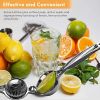 Lemon Squeezer; Lemon Juicer; Citrus Juicer Handheld; Stainless Steel Juicer Hand Press; Lime Squeezer Bar Tool - Stainless Steel