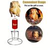 1pc Beer Can Chicken Holder; Vertical Chicken Rack; Stainless Steel Chicken Racks For BBQ; Grilling Roasting - Beer Can Chicken Rack